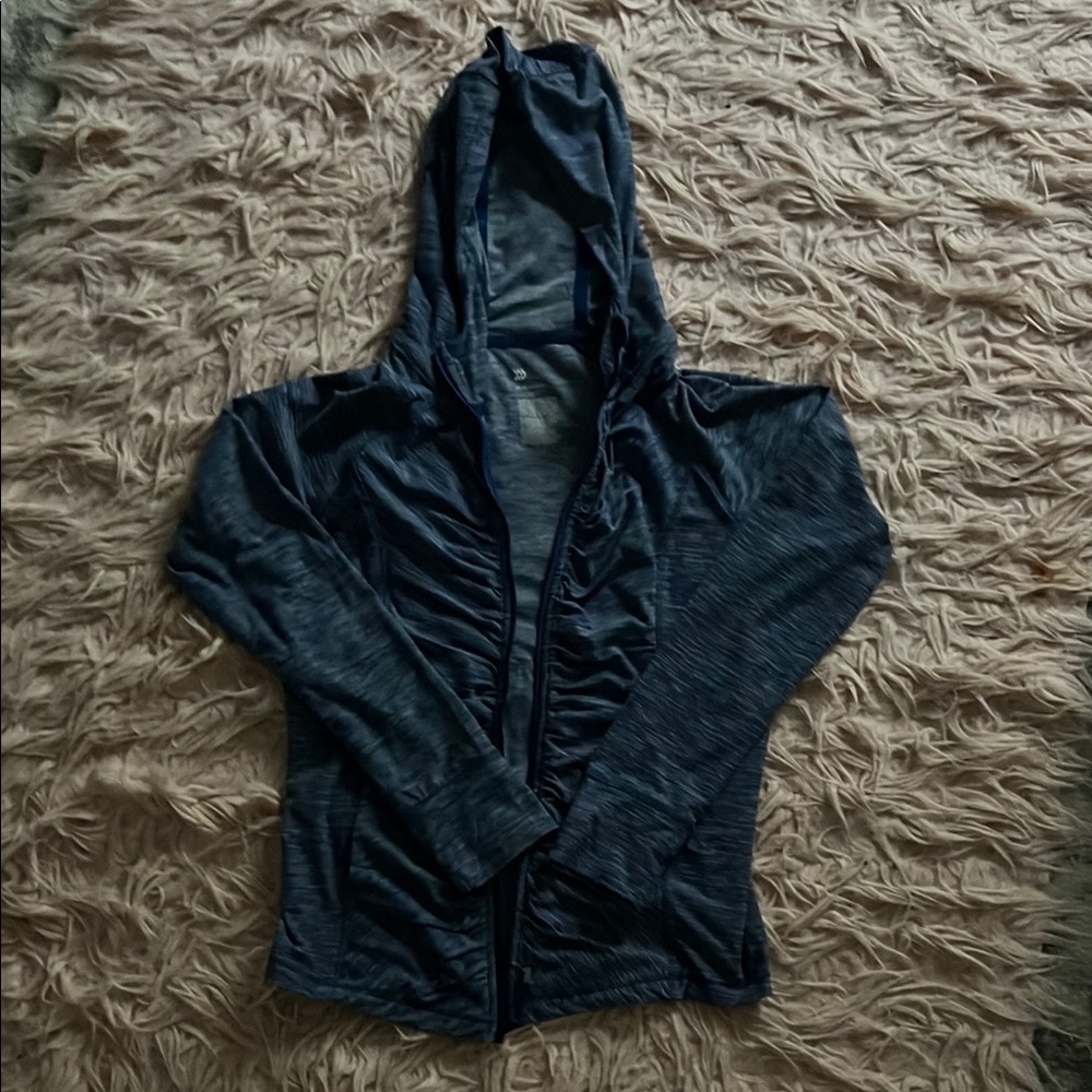 Blue Hooded Jacket
